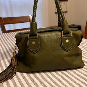 Cole Haan Leather Handbag with tassel